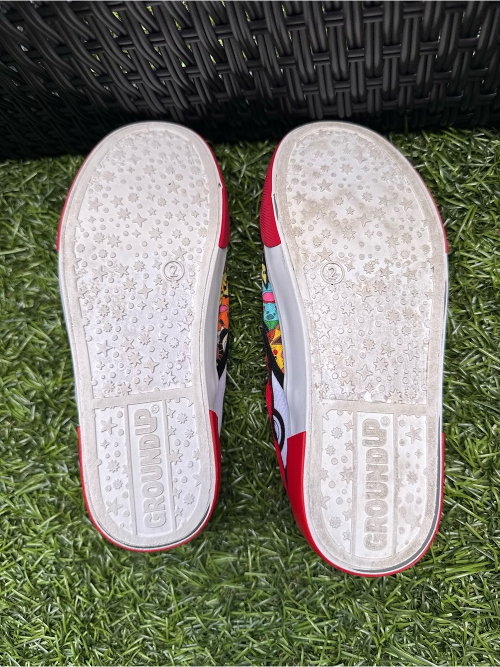 Pokemon Ground Up Slip On Canvas Shoes Youth Size 2 Pikachu Pokeball EUC - Picture 9 of 12